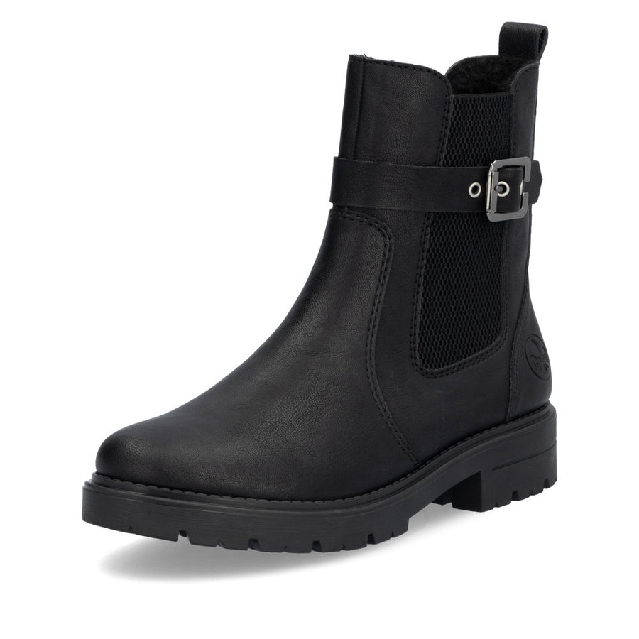 Rieker Z2856-00 Schwarz/Schwarz Boots