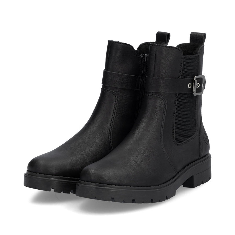 Rieker Z2856-00 Schwarz/Schwarz Boots