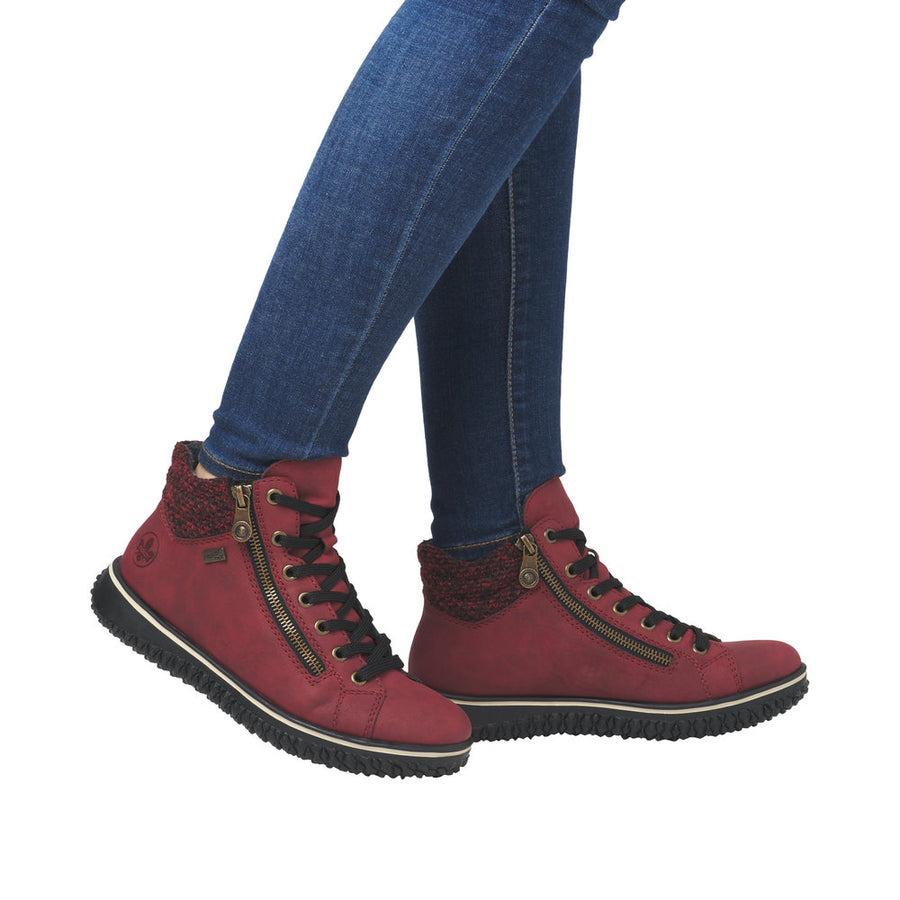 Rieker Z4263-35 Rot/Rot/Brown Boots