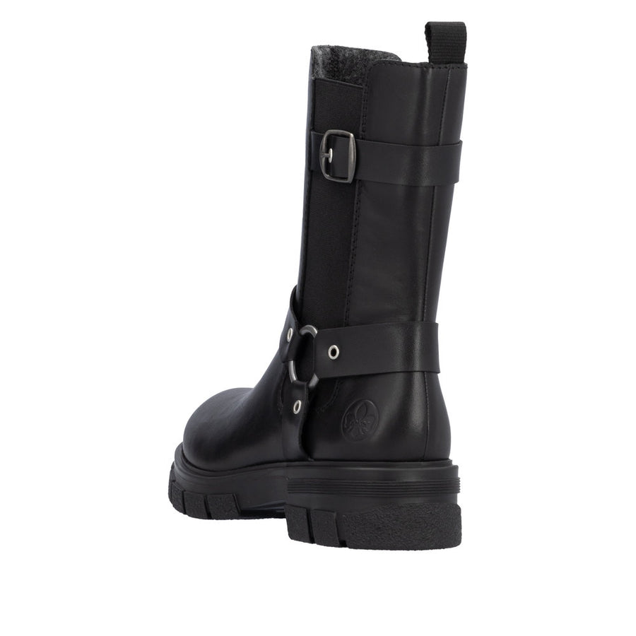 Rieker Z9177-00 Black/Black Boots