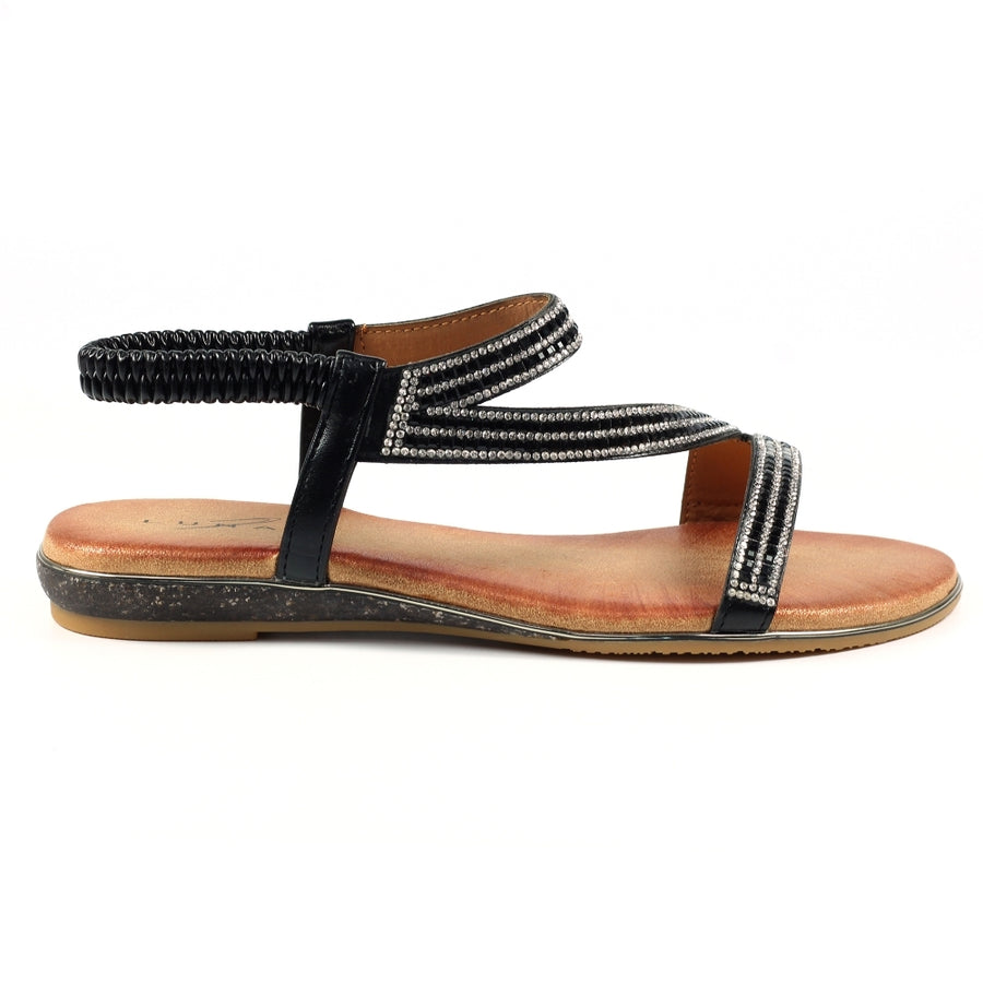 Lunar Blaise II Black Sandals