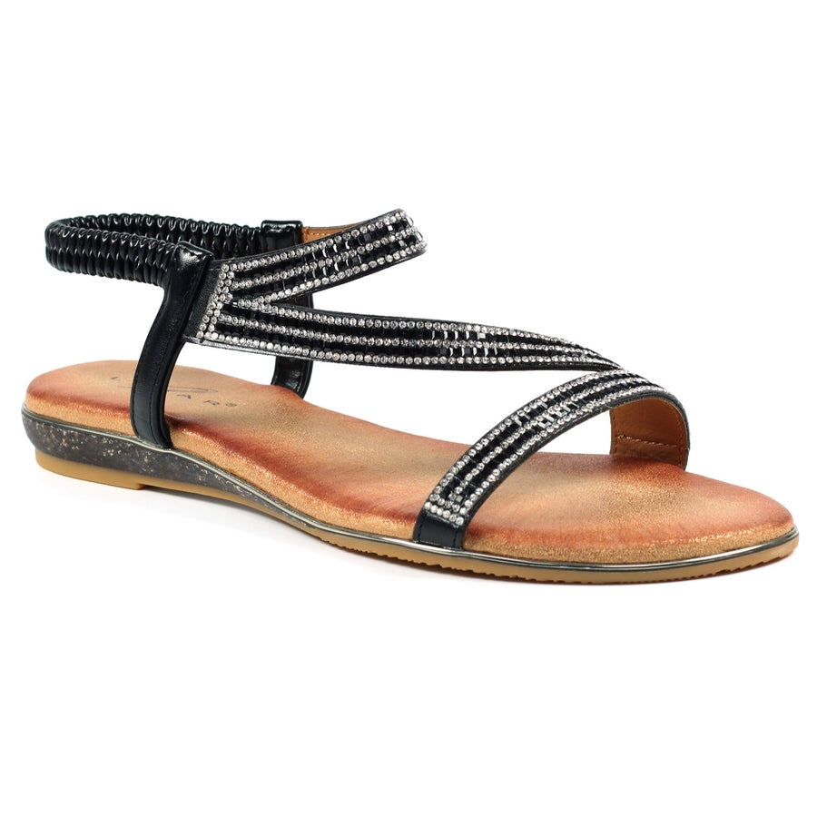 Lunar Blaise II Black Sandals