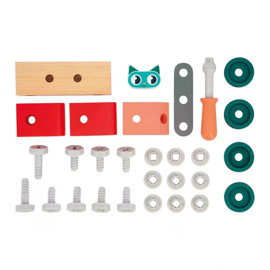 Janod Brico'Kids - Diy Car - Cat J06452