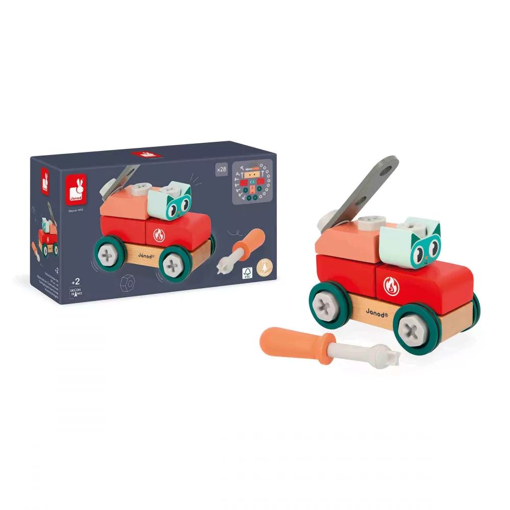 Janod Brico'Kids - Diy Car - Cat J06452