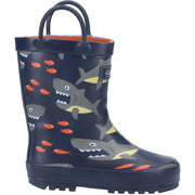 Cotswold Puddle Waterproof Pull On Shark Wellies