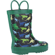 Cotswold Sprinkle Junior Dinosaur Wellies