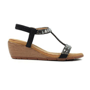 Lunar Macie Black Sandals