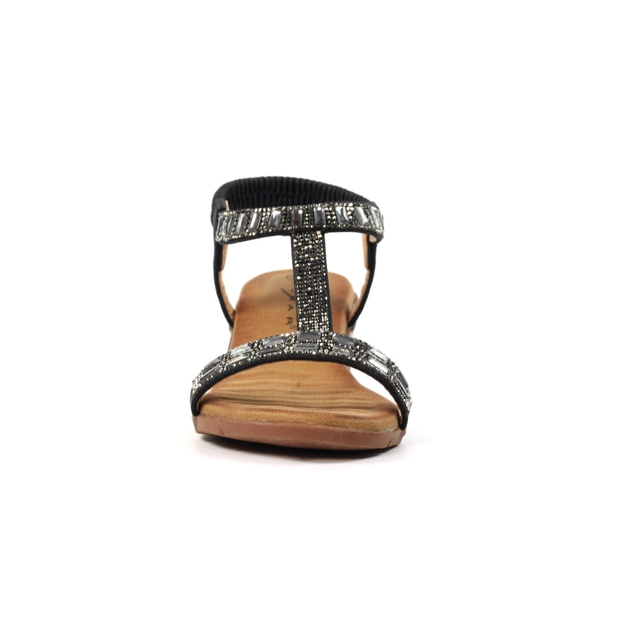 Lunar Macie Black Sandals