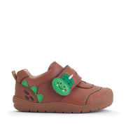 StartRite Stampede Tan Green Leather Dino Shoes 0832_0