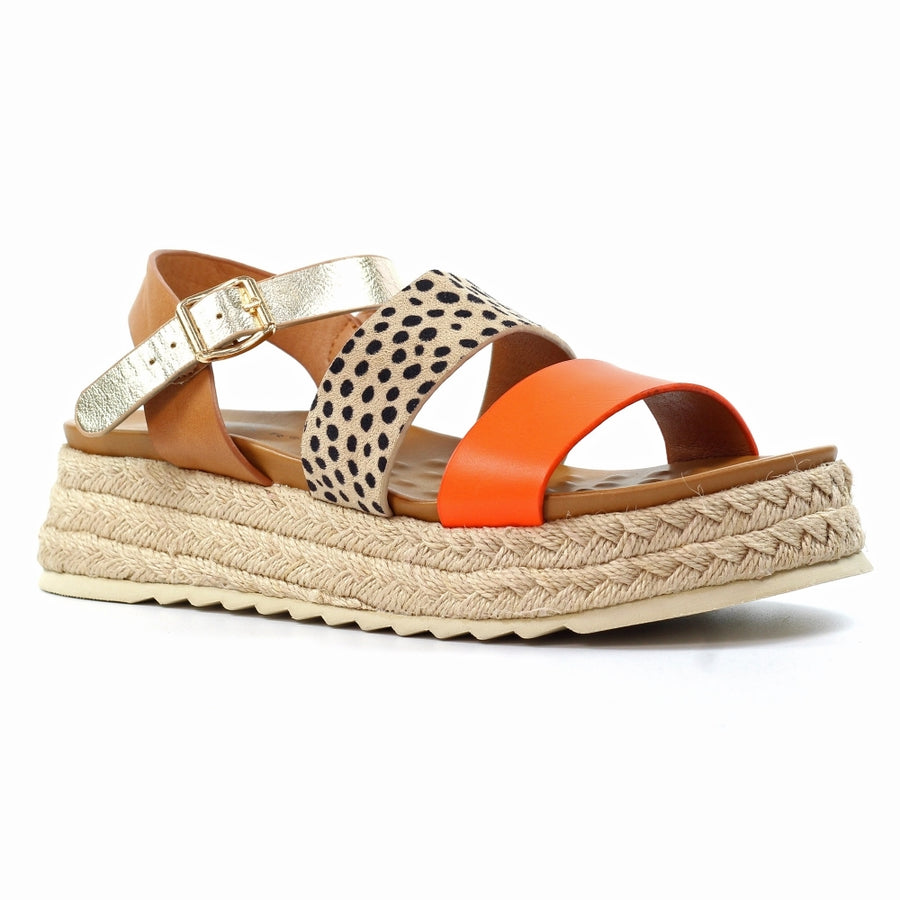 Lunar Summer Orange Sandals