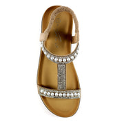 Lunar Tancy Beige Pearl Sandals